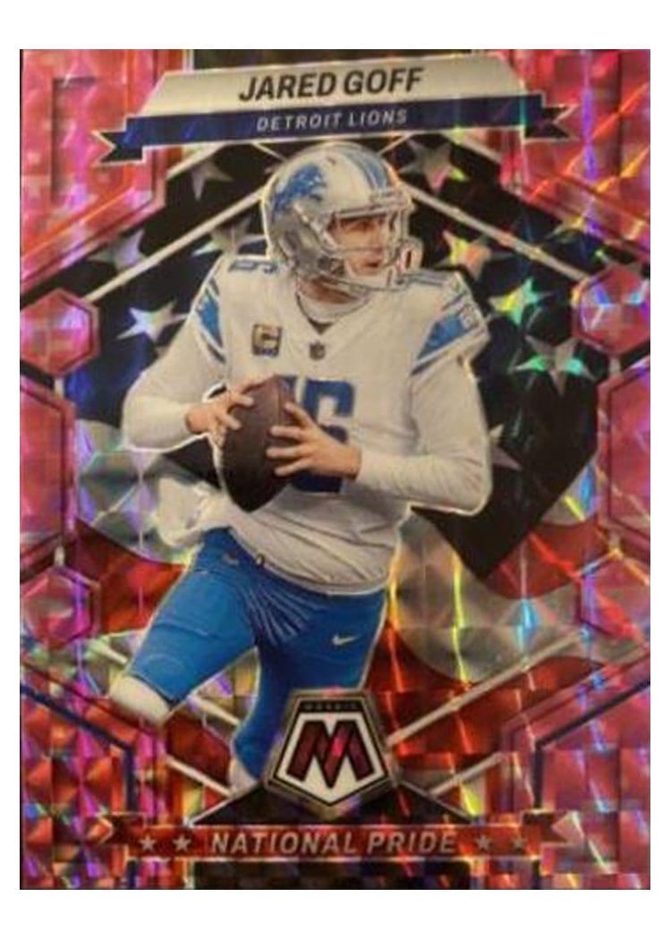 2023 Panini Mosaic Base Set Jared Goff #258 card
