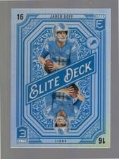 2024 Donruss Elite Elite Deck Jared Goff #7 card