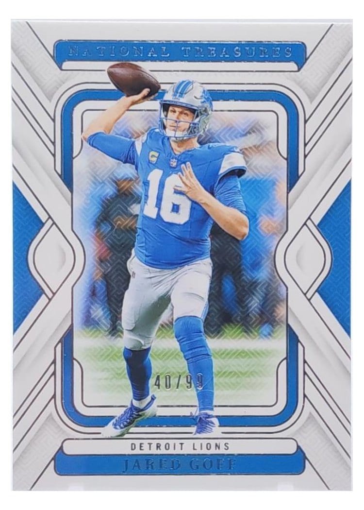 2024 Panini National Treasures Base Set Jared Goff #34 card