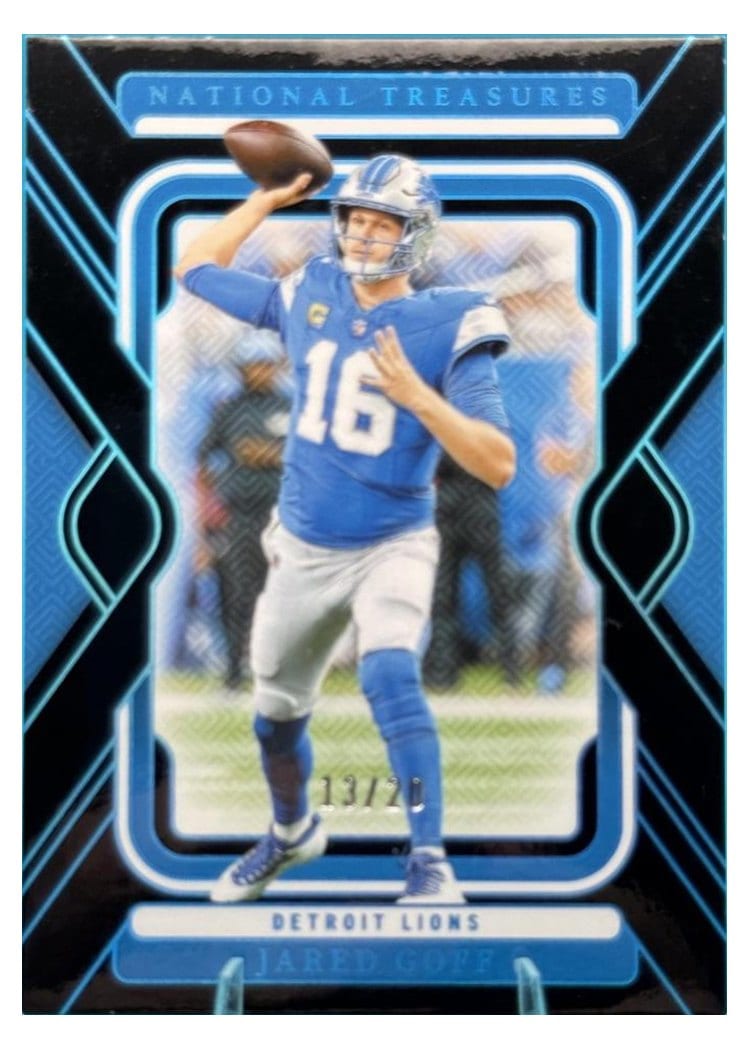 2024 Panini National Treasures Base Set Jared Goff #34 card
