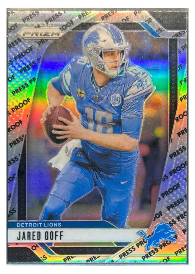 2024 Panini Prizm Base Set Jared Goff #92 card