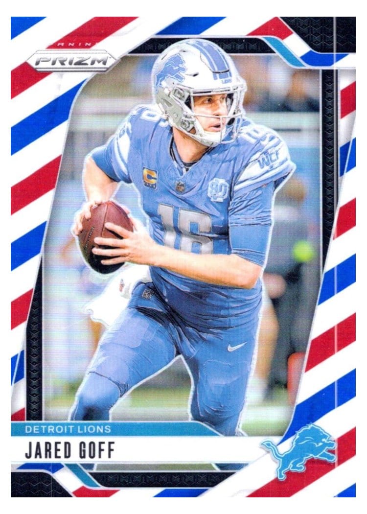 2024 Panini Prizm Base Set Jared Goff #92 card