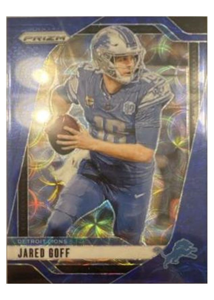 2024 Panini Prizm Base Set Jared Goff Choice Blue #92 card