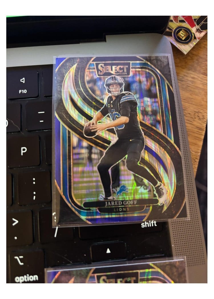 2024 Panini Select Base Set Jared Goff #123 card