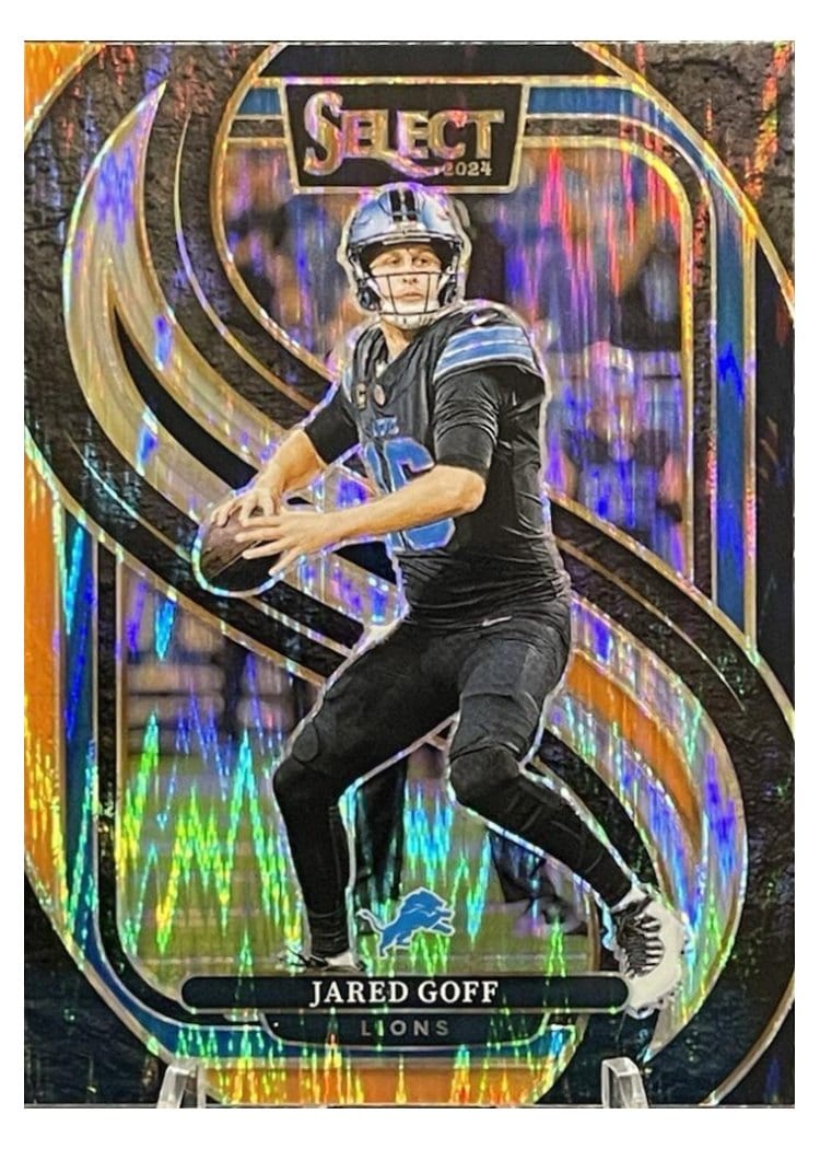 2024 Panini Select Base Set Jared Goff #123 card
