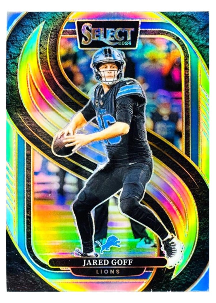 2024 Panini Select Base Set Jared Goff #123 card