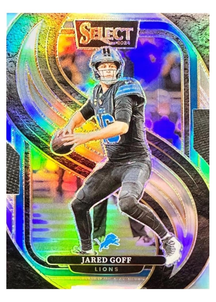 2024 Panini Select Base Set Jared Goff #123 card