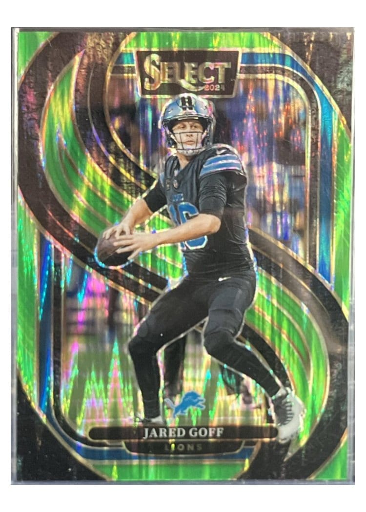 2024 Panini Select Base Set Jared Goff #123 card