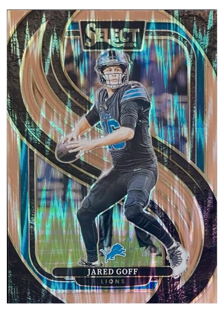 2024 Panini Select Base Set Jared Goff #123 card