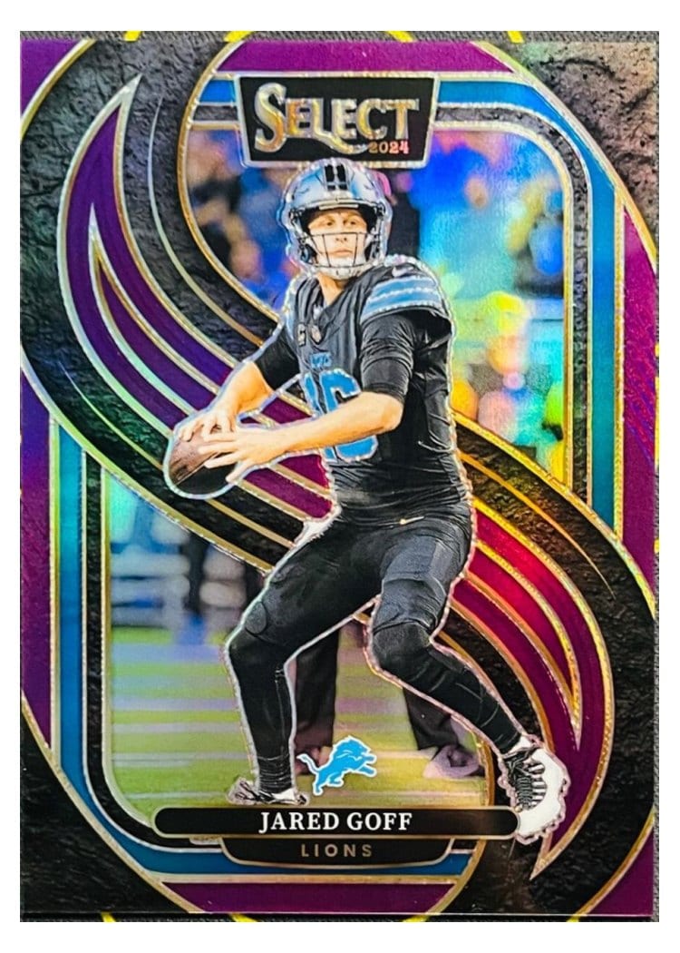 2024 Panini Select Base Set Jared Goff #123 card