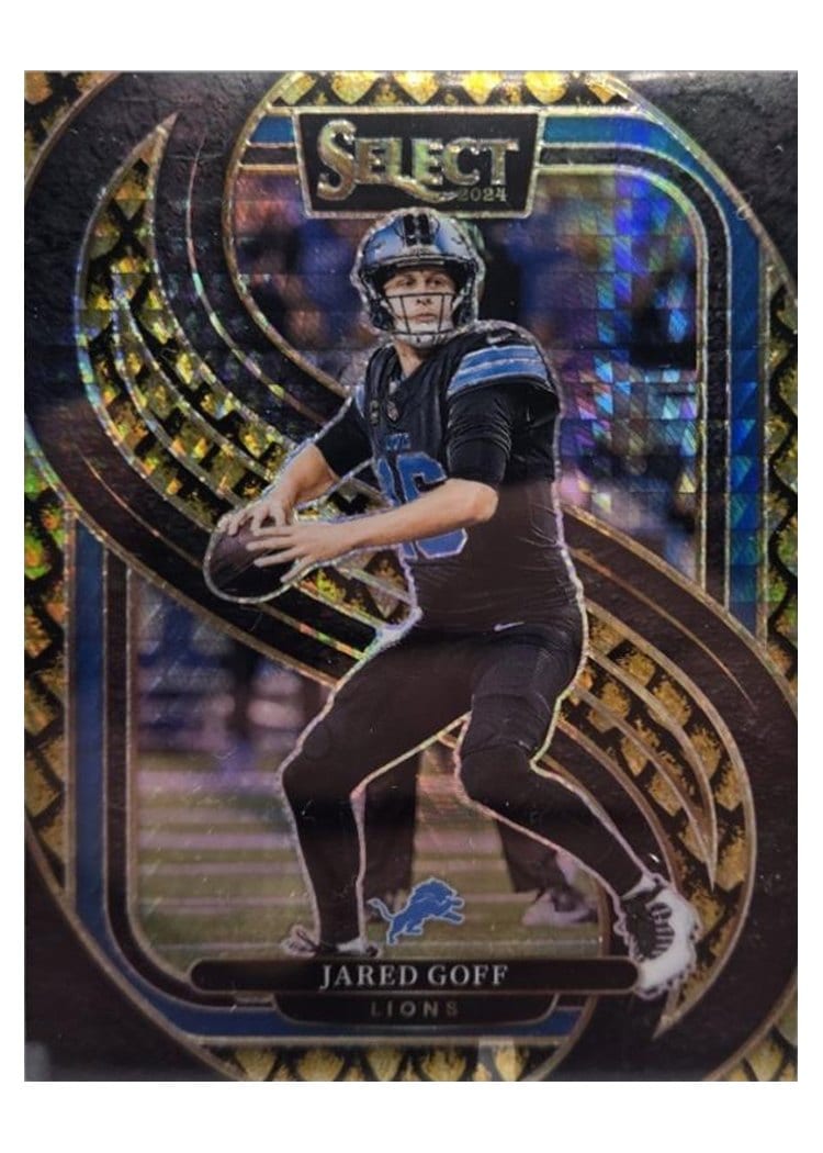 2024 Panini Select Base Set Jared Goff #123 card