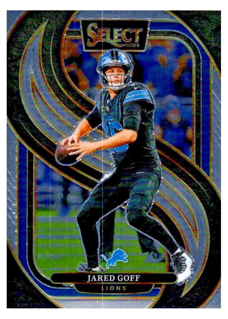 2024 Panini Select Base Set Jared Goff #123 card