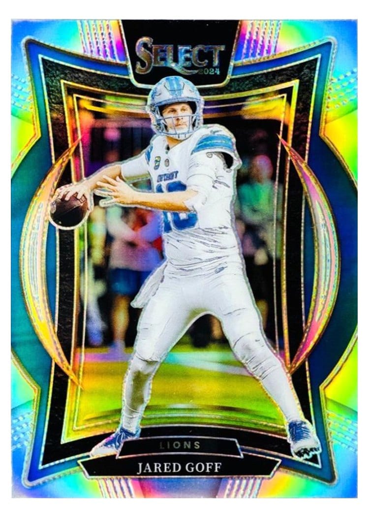 2024 Panini Select Base Set Jared Goff Silver Prizm #36 card