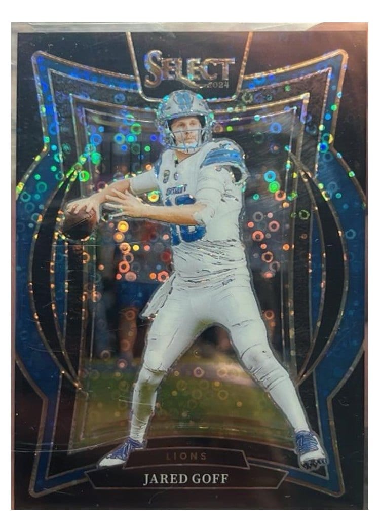 2024 Panini Select Base Set Jared Goff #36 card