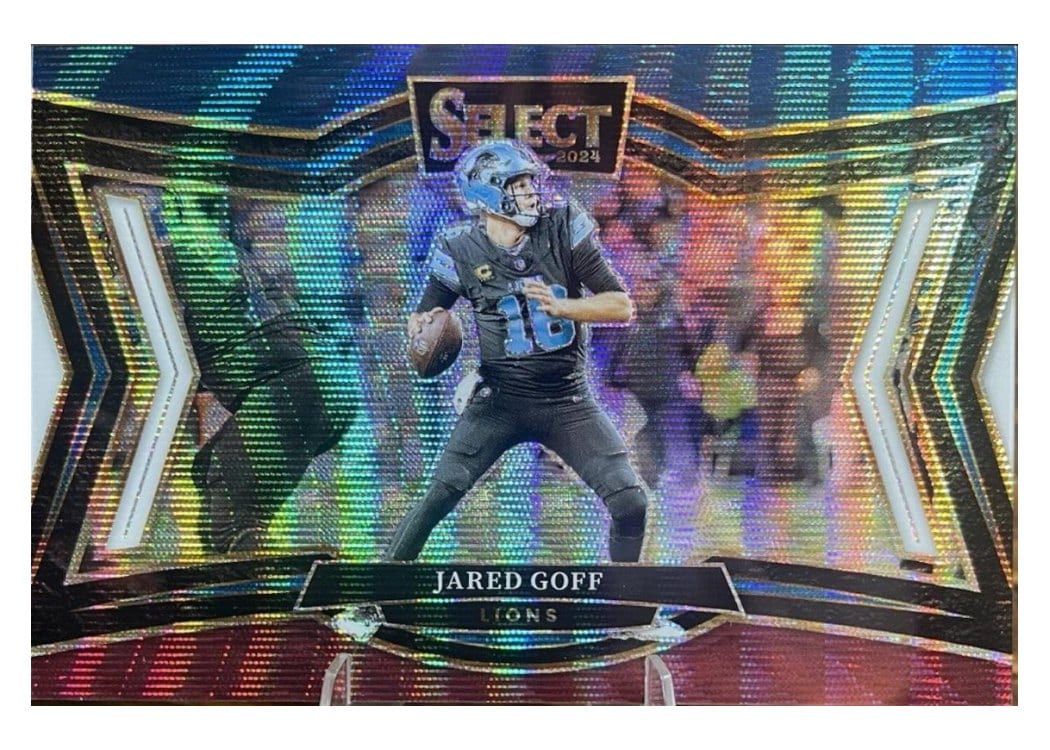 2024 Panini Select Base Set Jared Goff Red Mojo #466 card