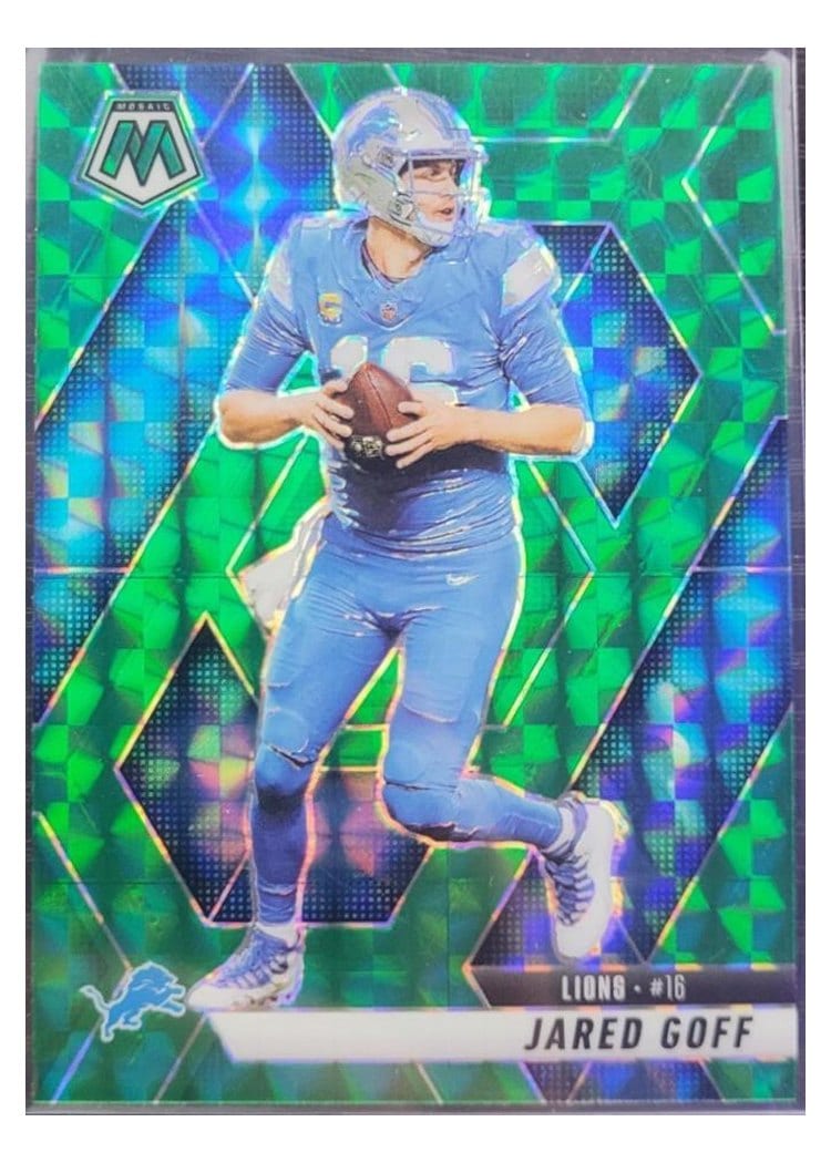 2025 Panini Mosaic Base Set Jared Goff #194 card