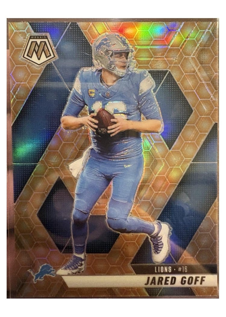 2025 Panini Mosaic Base Set Jared Goff #194 card