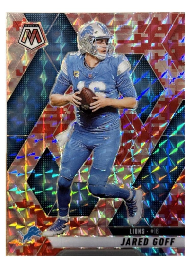 2025 Panini Mosaic Base Set Jared Goff #194 card