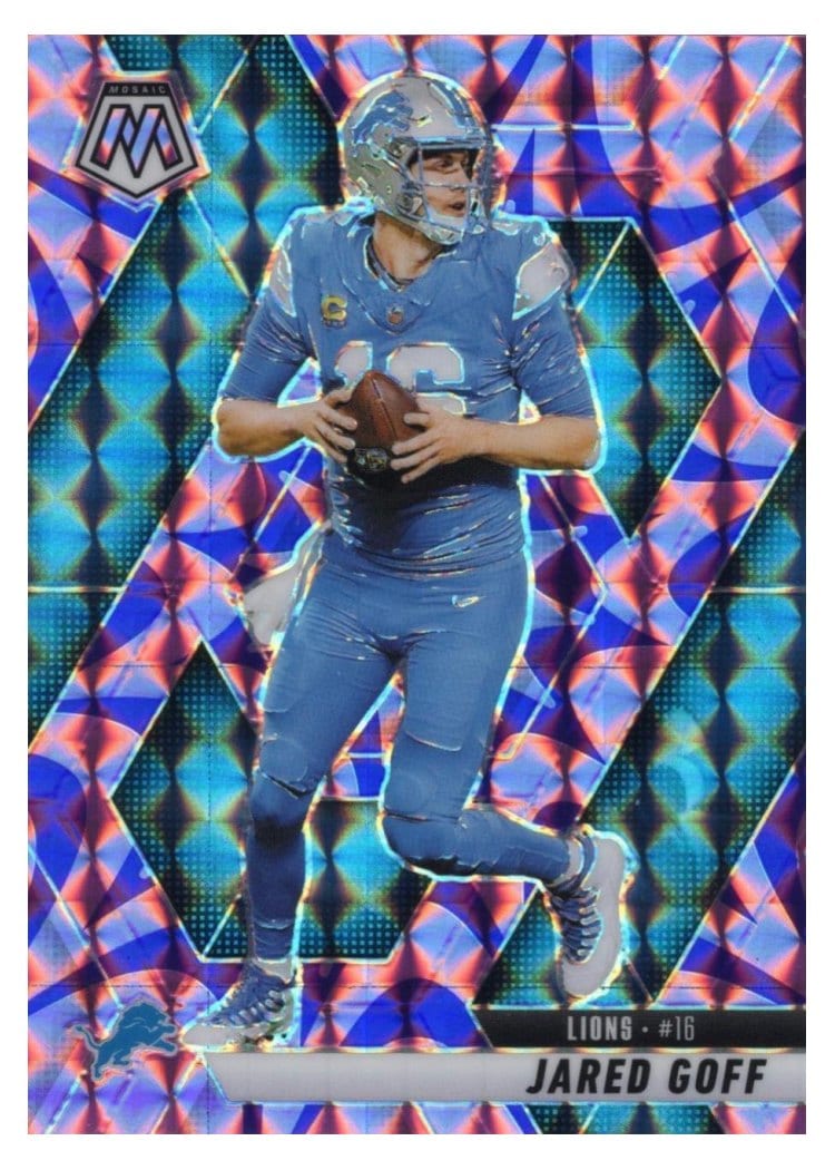 2025 Panini Mosaic Base Set Jared Goff #194 card