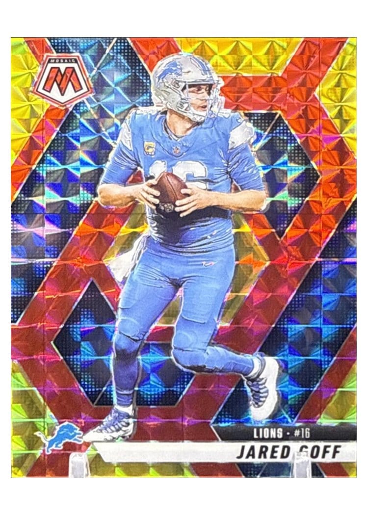 2025 Panini Mosaic Base Set Jared Goff #194 card