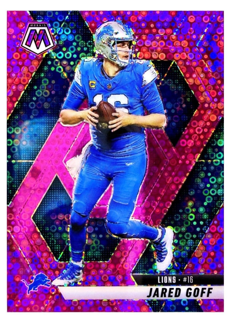 2025 Panini Mosaic Base Set Jared Goff #194 card