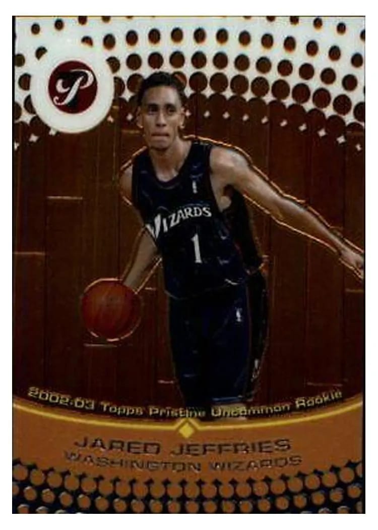2002 Topps Pristine Jared Jeffries #82 card