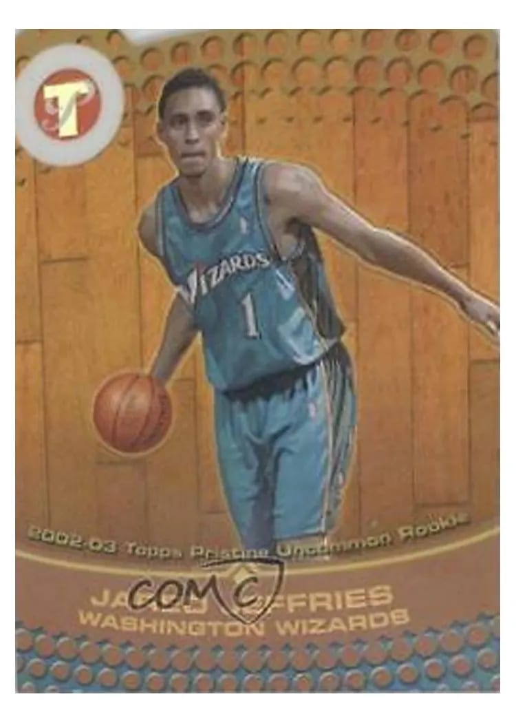 2002 Topps Pristine Jared Jeffries #82 card