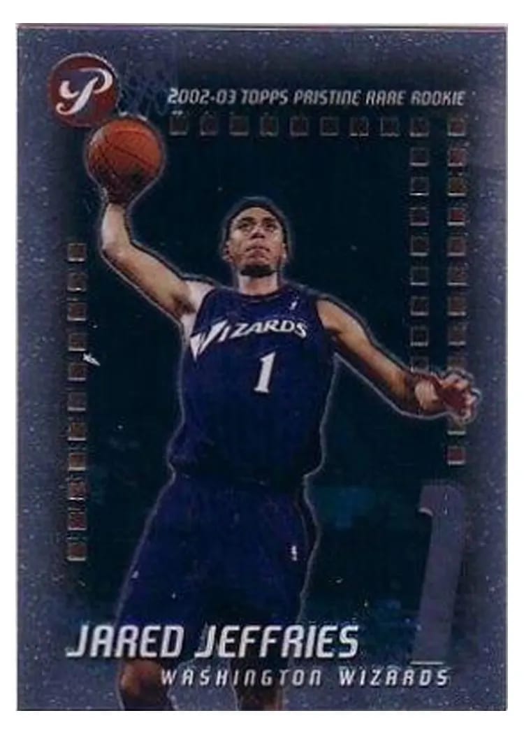 2002 Topps Pristine Jared Jeffries #83 card