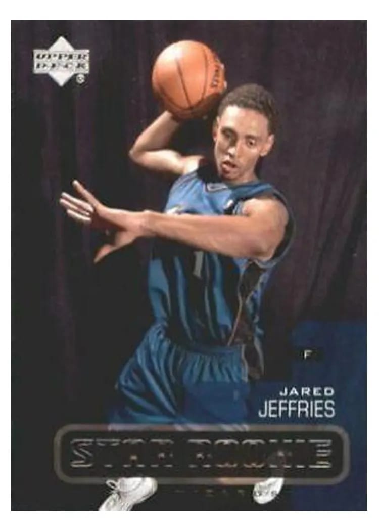 2002 Upper Deck Jared Jeffries #189 card