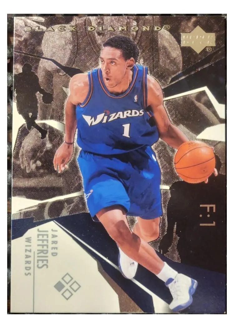2003 Upper Deck Black Diamond Jared Jeffries #75 card