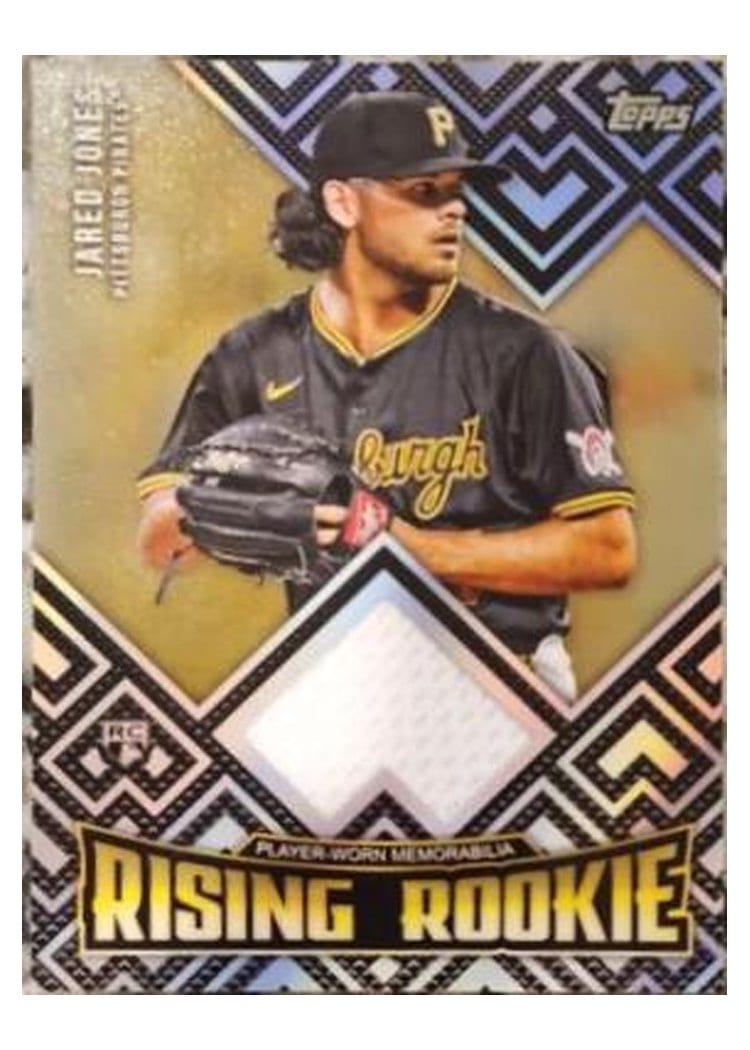 2024 Topps Update Rising Rookies Relics Jared Jones #RRR-JJ card
