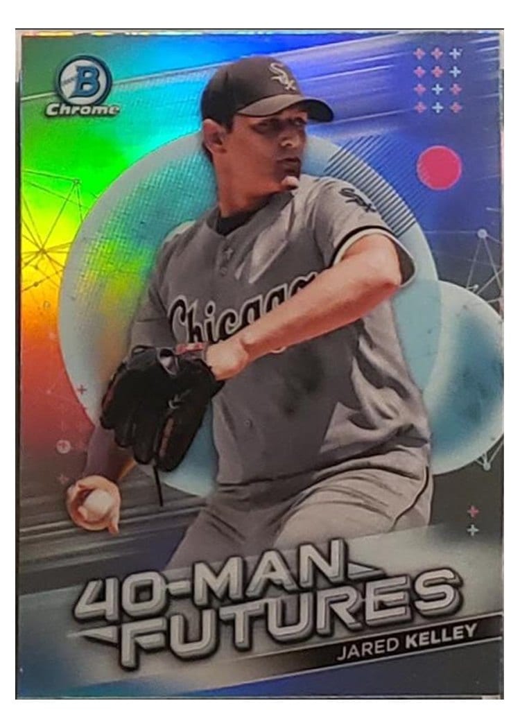 2021 Bowman Chrome 40-Man Futures Jared Kelley #FMF-27 card