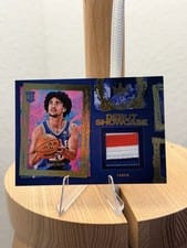 2024-25 Panini Court Kings Debut Showcase Memorabilia Jared McCain #DSM-JMC