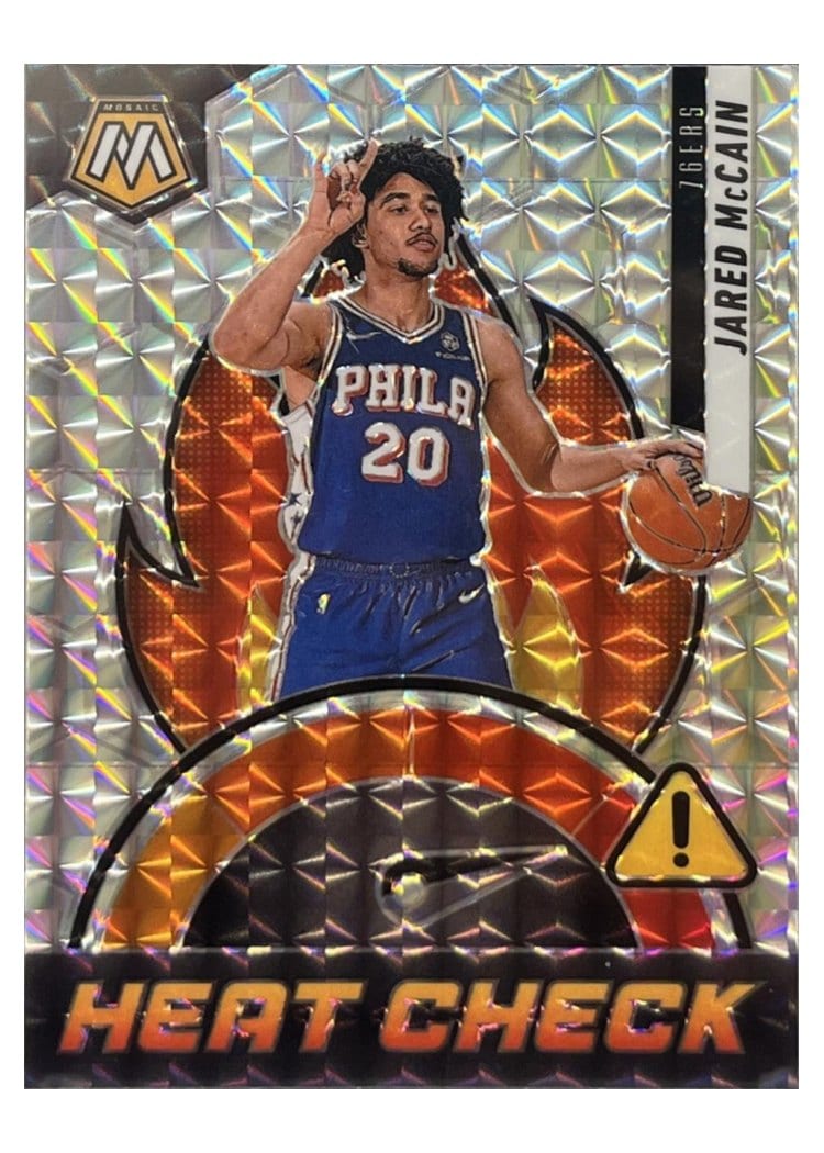 2024-25 Panini Mosaic Heat Check Jared McCain #7 card
