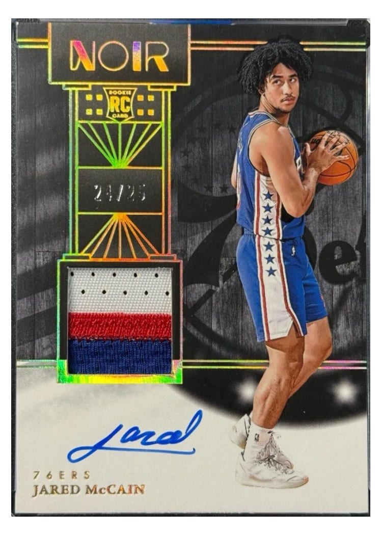 2024-25 Panini Noir Base Set Jared McCain #360 card
