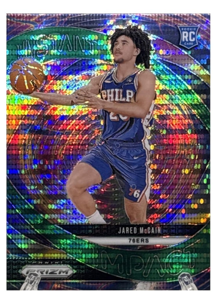 2024-25 Panini Prizm Instant Impact Jared McCain #10 card