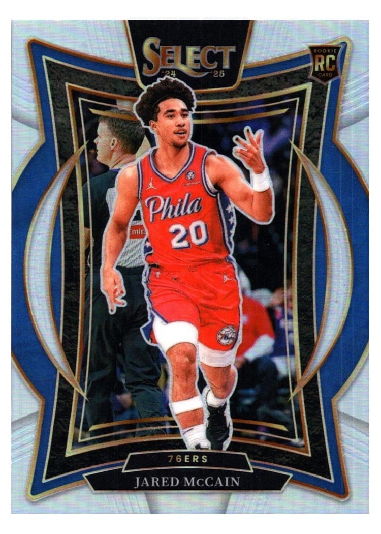 2024-25 Panini Select Base Set Jared McCain Silver Prizm #82 card