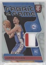 2024-25 Panini Totally Certified Fabric of the Game Rookies Jared McCain #FGR-JMC card