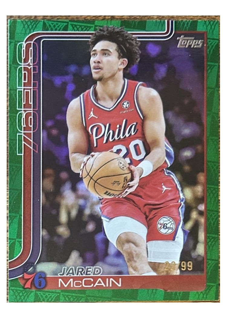 2025-26 Topps Base Set Jared McCain #24 card