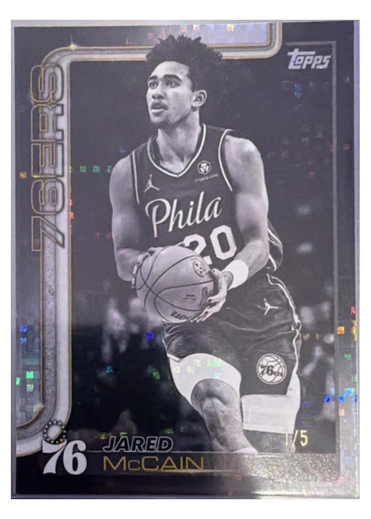 2025-26 Topps Base Set Jared McCain #24 card