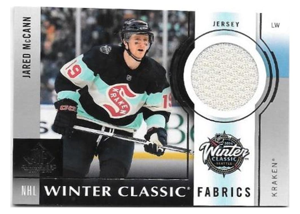 2024-25 SP Game Used 2024 Winter Classic Fabrics Jared McCann #WCF-4 card