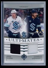 2024-25 Upper Deck Ultimate Collection Ulti-Mates Jersey Jared McCann/Chandler Stephenson #UTM-MS card
