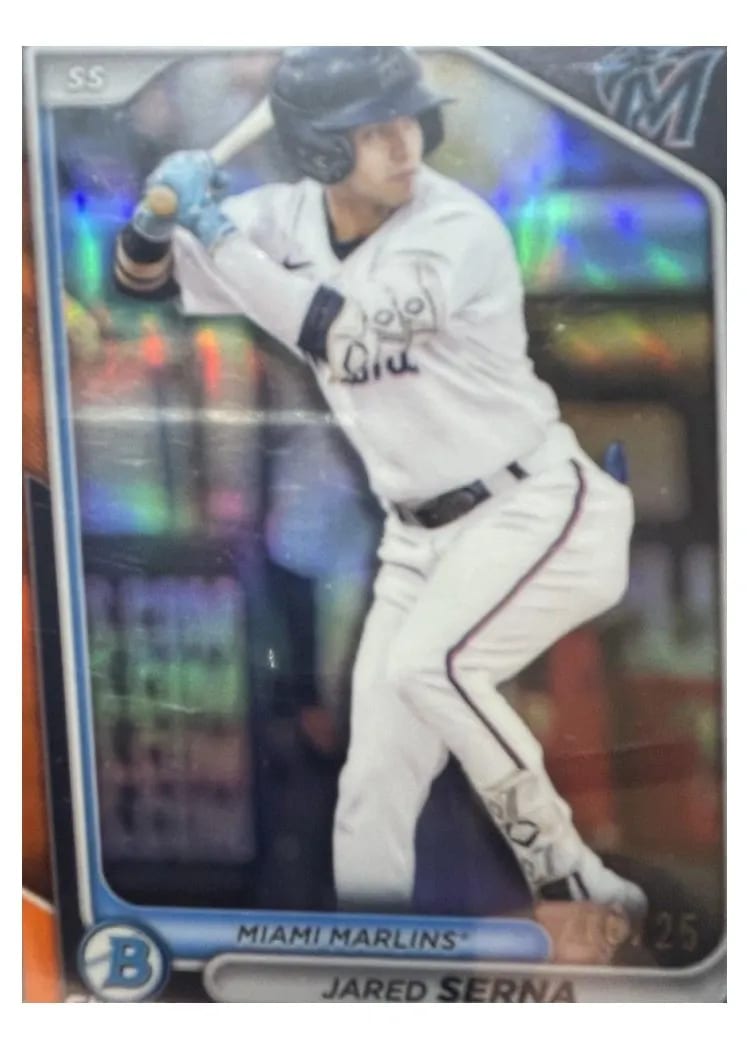2024 Bowman Draft Chrome Jared Serna #BDC-161 card