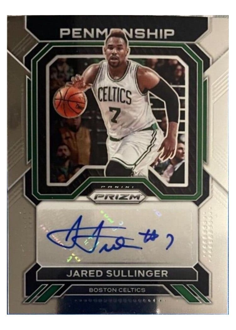 2022-23 Panini Prizm Penmanship Jared Sullinger #PNM-JSU card