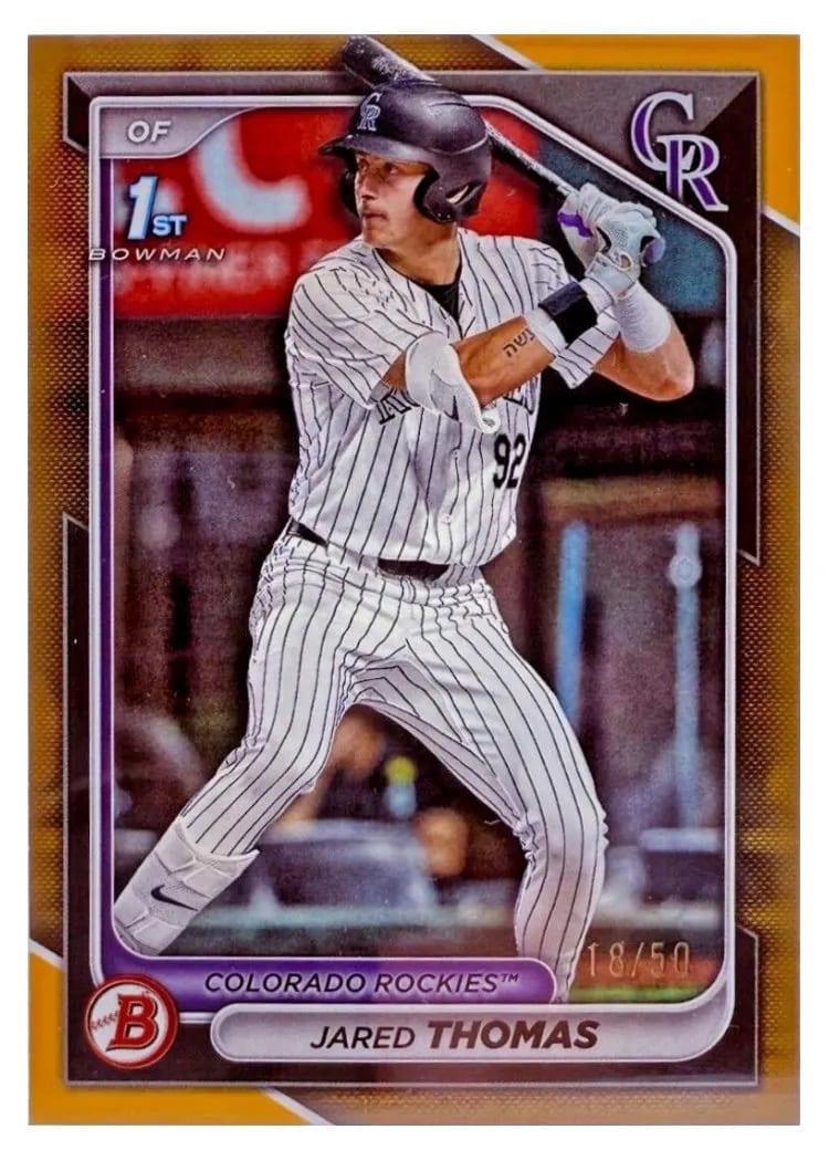 2024 Bowman Draft Base Set Jared Thomas #BD-11 card