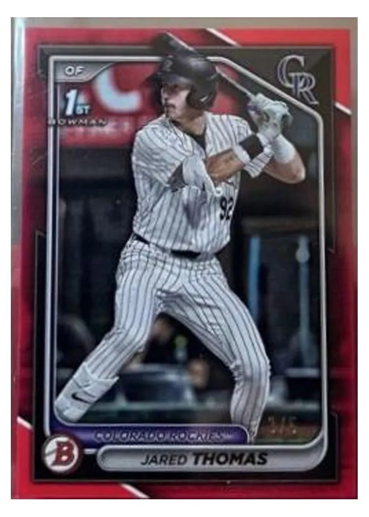 2024 Bowman Draft Base Set Jared Thomas #BD-11 card