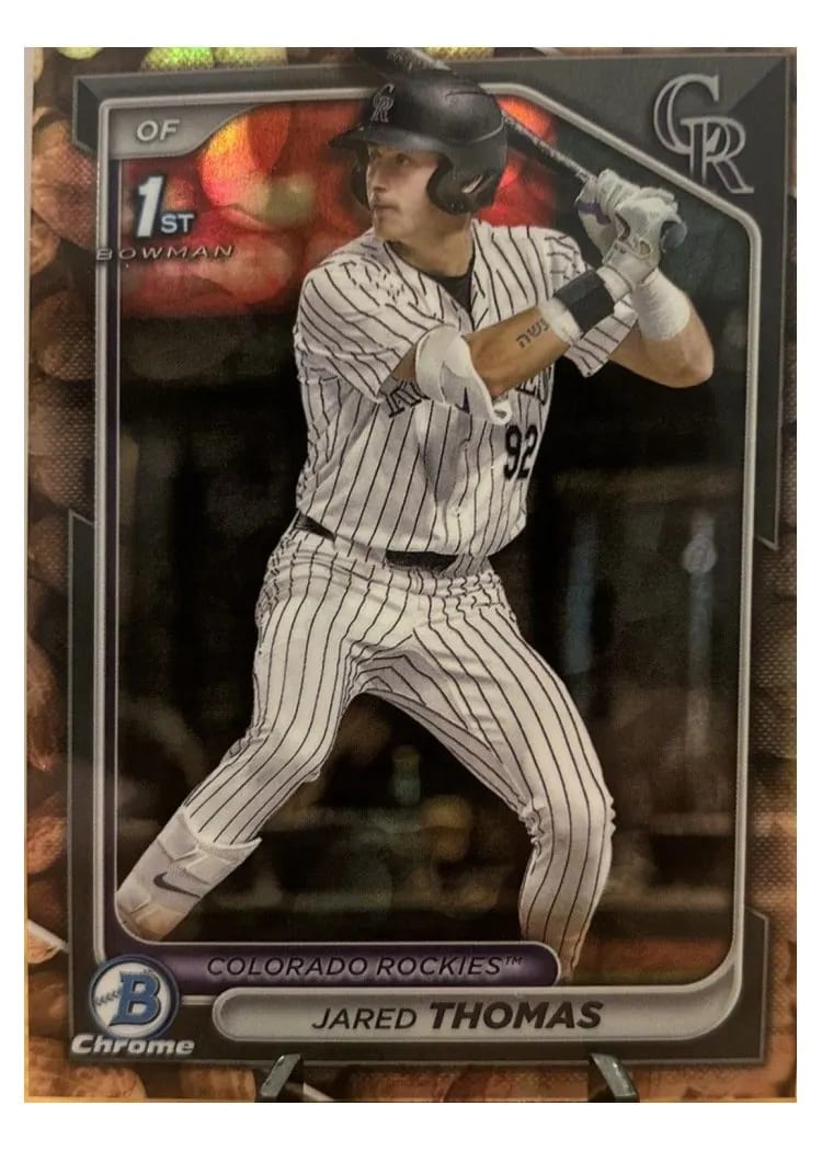 2024 Bowman Draft Chrome Jared Thomas #BDC-11 card