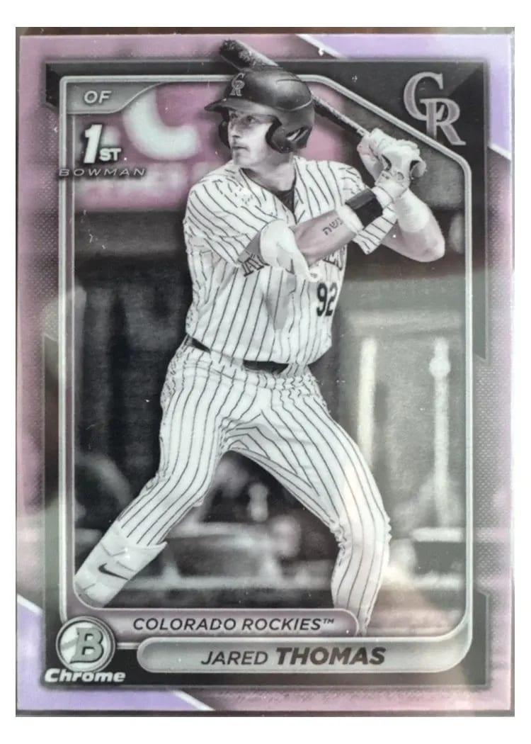 2024 Bowman Draft Chrome Jared Thomas #BDC-11 card