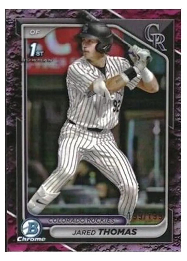 2024 Bowman Draft Chrome Jared Thomas #BDC-11 card