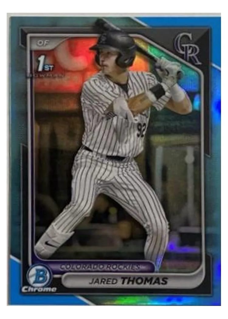 2024 Bowman Draft Chrome Jared Thomas #BDC-11 card